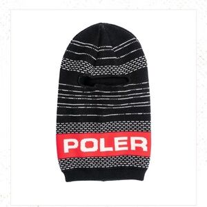 Poler Black and Red Striped Baclava